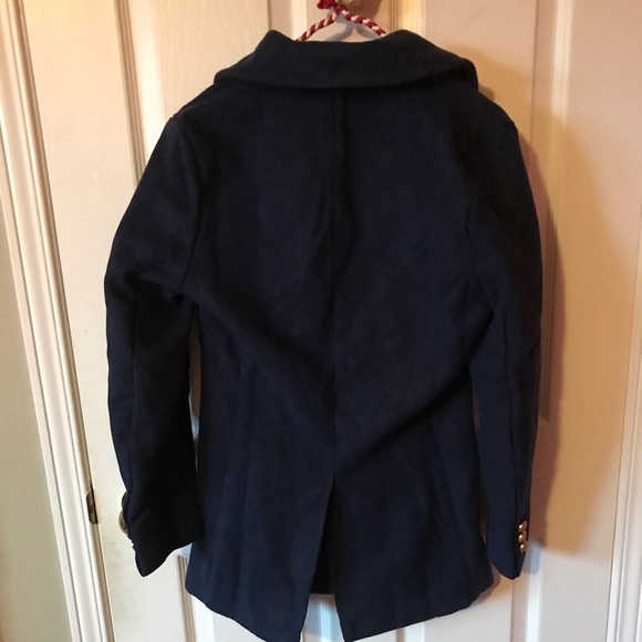 Men’s Pea Coat with Brass Buttons - Picture 2 of 3